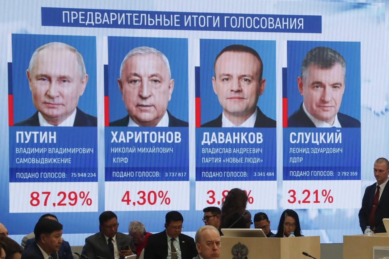 Resultados finales: Putin reelegido con mayor?a absoluta
